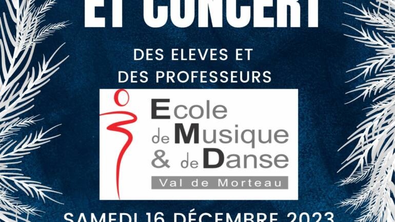 AUDITION ET CONCERT – SAMEDI 16 DECEMBRE 14H-ECOLE DU CENTRE MORTEAU ￼￼