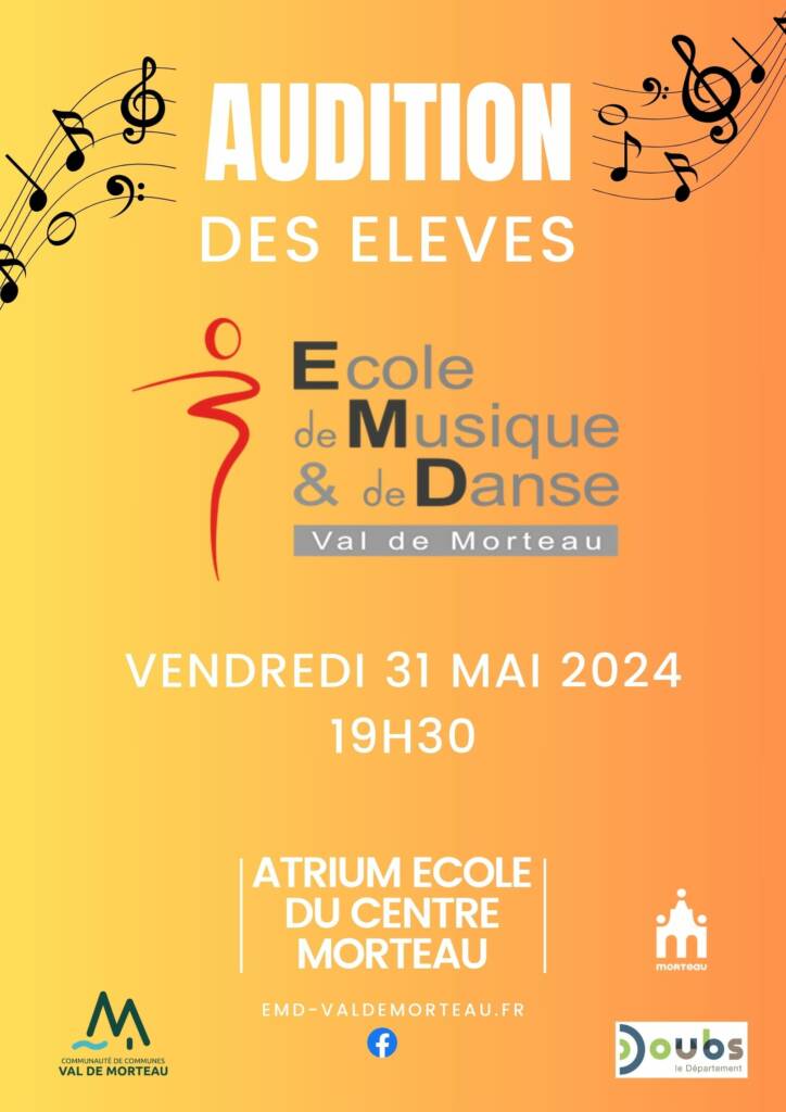AUDITION 31 MAI Morteau