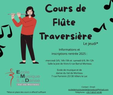 Nouveau Cours de flûte traversière !