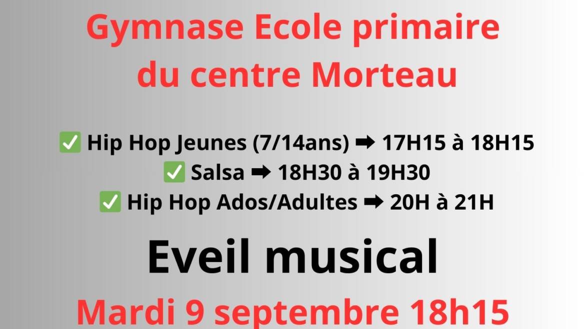 Cours d’essai Danse et Eveil Musical