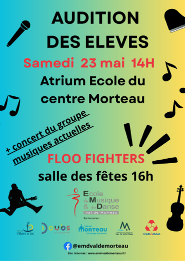 Audition et concert 23 mai 2026