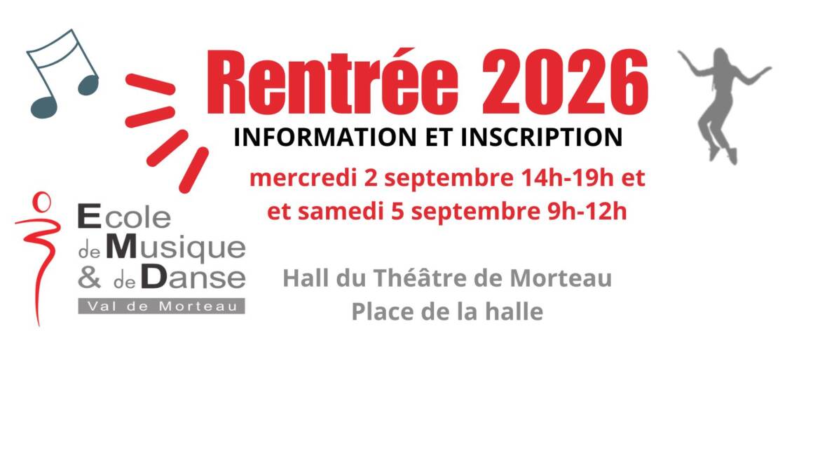 Inscriptions Rentrée 2026